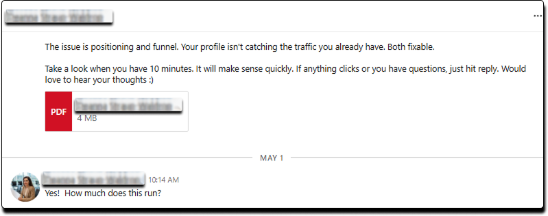 Client reaction to audit breakdown