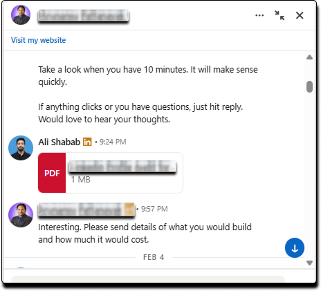 Client reaction to audit breakdown