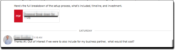 Client reaction to audit breakdown